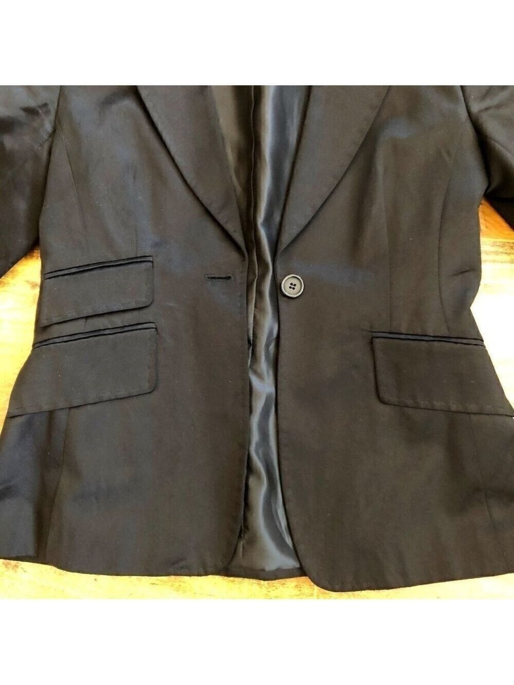 𝅺sandra Angelozzi Tailored Black Blazer - Picture 10 of 14